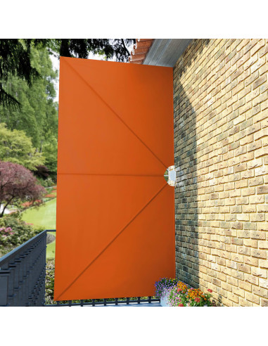 Tenda Laterale per Terrazza Pieghevole Terracotta 400x200 cm