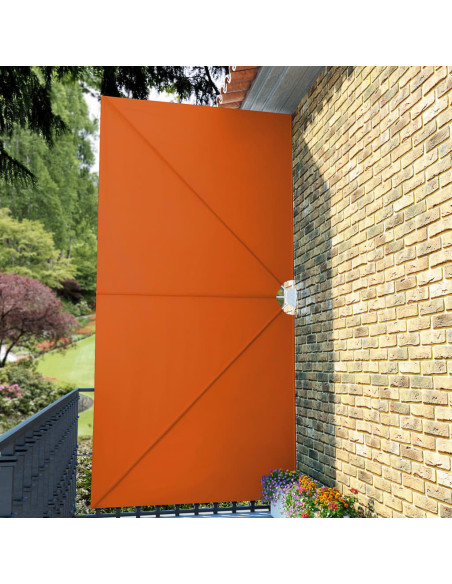 Tenda Laterale per Terrazza Pieghevole Terracotta 400x200 cm