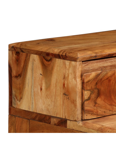 Scrivania con Cassetti in Legno Massello 88x50x90 cm