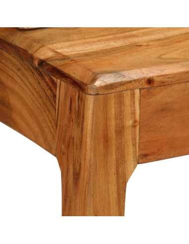 Scrivania con Cassetti in Legno Massello 88x50x90 cm