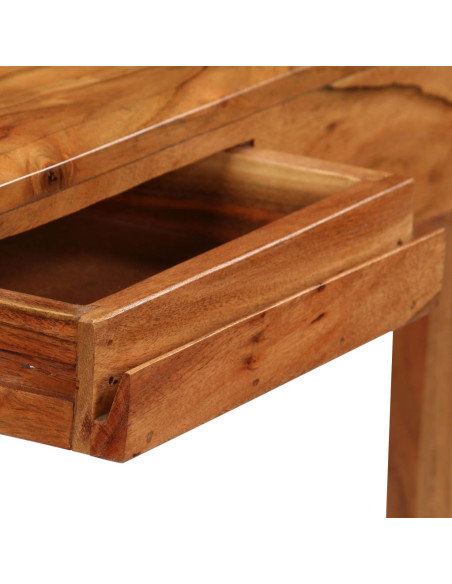 Scrivania con Cassetti in Legno Massello 88x50x90 cm
