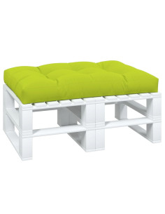 Cuscino per Pallet Verde Brillante 120x80x12 cm in Tessuto 2