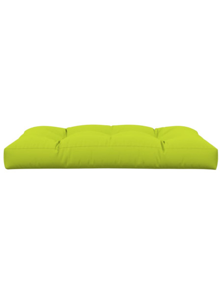 Cuscino per Pallet Verde Brillante 120x80x12 cm in Tessuto