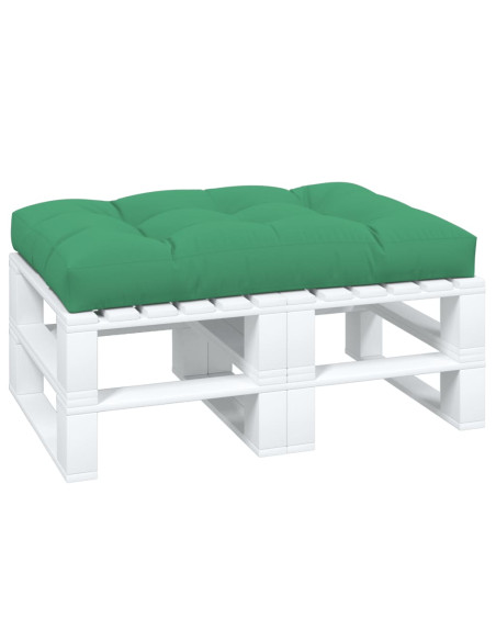 Cuscino per Pallet Verde 120x80x12 cm in Tessuto