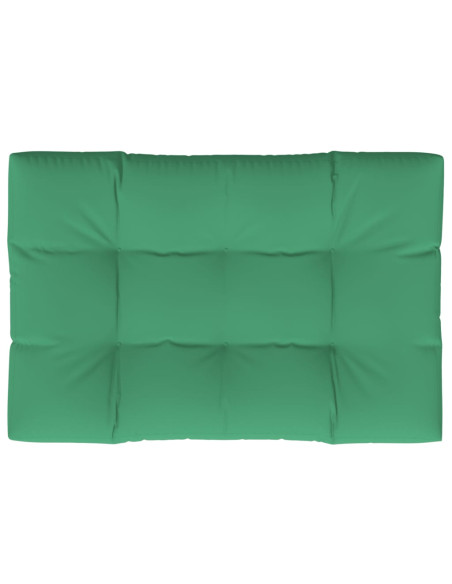 Cuscino per Pallet Verde 120x80x12 cm in Tessuto