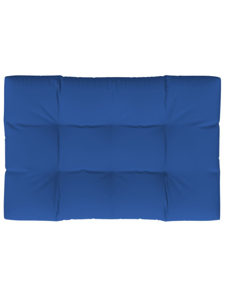 Cuscino per Pallet Blu Reale 120x80x12 cm in Tessuto