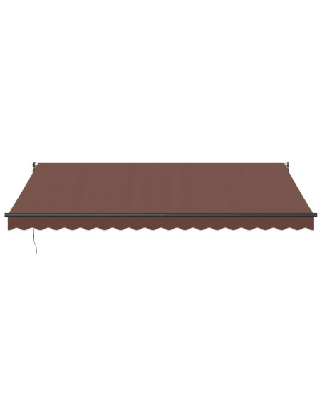 Tenda Sole Retrattile Manuale 450x300 cm Marrone