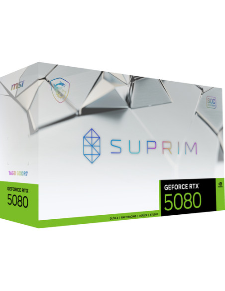 MSI SUPRIM GeForce RTX5080 16G SOC NVIDIA GeForce RTX 5080 16 GB GDDR7