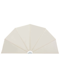 Tenda Laterale per Terrazza Pieghevole Crema 160 cm