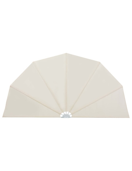Tenda Laterale per Terrazza Pieghevole Crema 160 cm