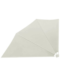 Tenda Laterale per Balcone Pieghevole Crema 160x240 cm