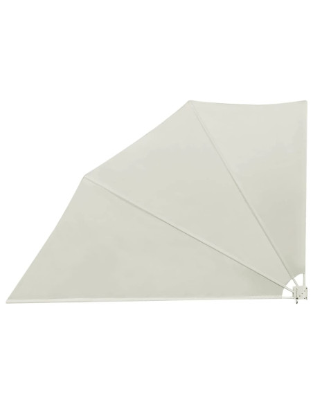 Tenda Laterale per Balcone Pieghevole Crema 160x240 cm