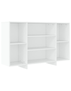 Credenza Bianca 120x30x75 cm in Legno Multistrato