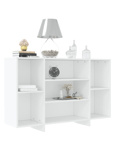 Credenza Bianca 120x30x75 cm in Legno Multistrato