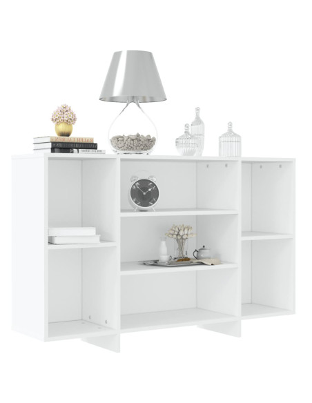Credenza Bianca 120x30x75 cm in Legno Multistrato