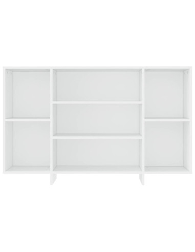 Credenza Bianca 120x30x75 cm in Legno Multistrato