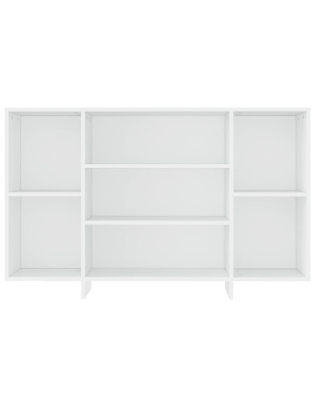 Credenza Bianca 120x30x75 cm in Legno Multistrato
