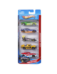 Hot Wheels Confezione 5 Macchinine, Modelli Assortiti, Giocattolo per Bambini 4+ Anni