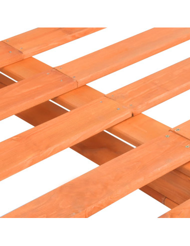 Giroletto in Pallet Marrone Legno Massello di Pino 200x200 cm