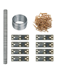 Estensione Pollaio 268x100x190 cm in Metallo