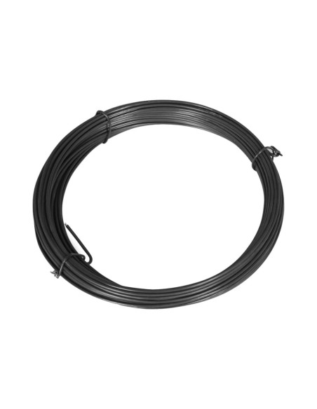 Set Rete di Recinzione con Picchetti 1,5x25 m Grigia