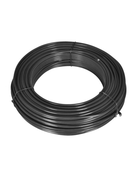 Set Rete di Recinzione con Picchetti 1,5x25 m Grigia