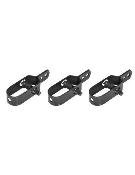 Set Rete di Recinzione con Picchetti 1,5x25 m Grigia