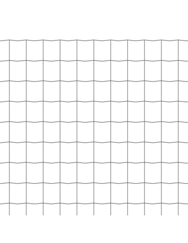 Recinzione Euro in Acciaio 10x0,8 m Grigia