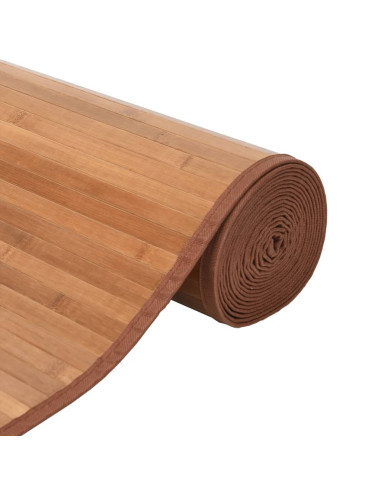 Tappeto Rettangolare Naturale 100x200 cm in Bambù