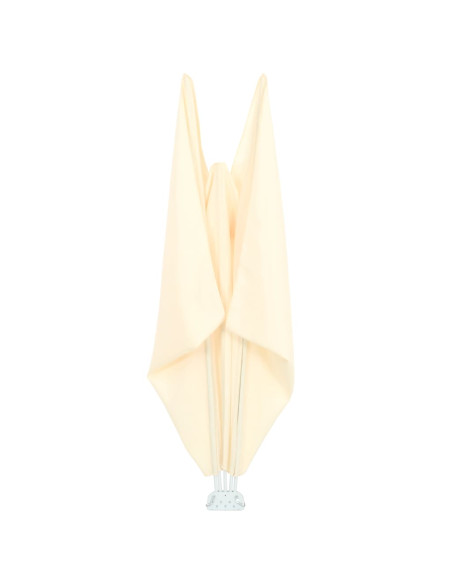 Tenda Laterale per Terrazza Pieghevole Crema 300x150 cm