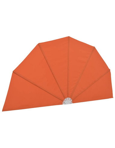 Tenda Laterale per Terrazza Pieghevole Terracotta 160 cm