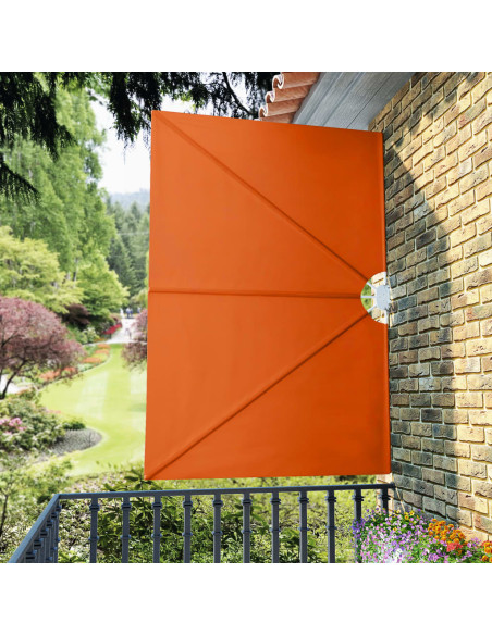 Tenda Laterale per Terrazza Pieghevole Terracotta 240x160 cm