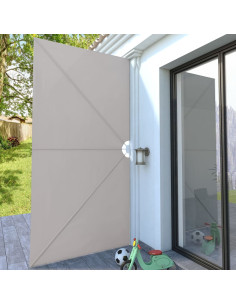 Tenda Laterale per Terrazza Pieghevole Crema 400x200 cm 2