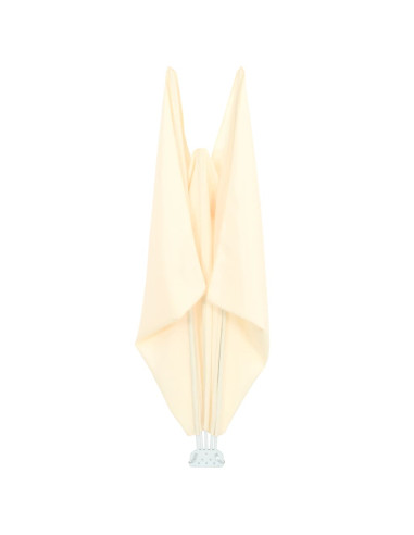 Tenda Laterale per Terrazza Pieghevole Crema 400x200 cm