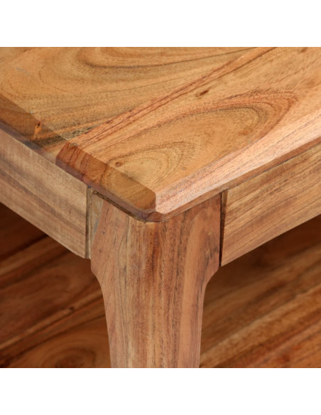 Tavolino da Salotto in Legno Massello 88x50x38 cm