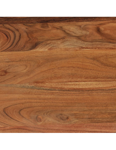 Tavolino da Salotto in Legno Massello 88x50x38 cm