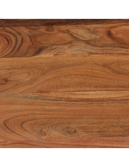 Tavolino da Salotto in Legno Massello 88x50x38 cm