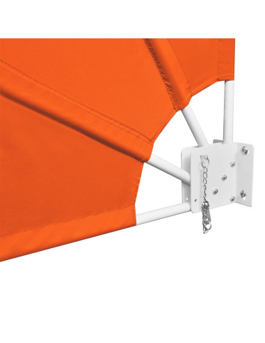 Tenda Laterale per Balcone Pieghevole Terracotta 210x210 cm