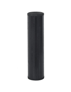 Tappeto Rettangolare Nero 60x100 cm in Bambù 2