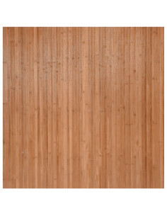 Tappeto Rettangolare Naturale 100x100 cm in Bambù