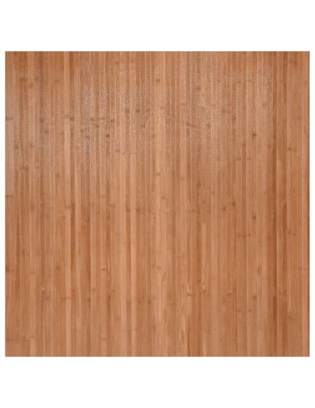 Tappeto Rettangolare Naturale 100x100 cm in Bambù
