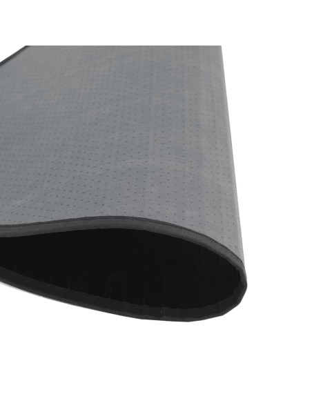 Tappeto Rotondo Nero 80 cm in Bambù