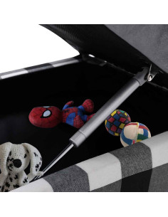 Divano per Cani Grigio 57x34x36 cm in Peluche 2