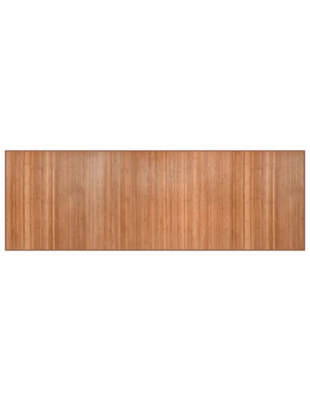 Tappeto Rettangolare Naturale 100x300 cm in Bambù