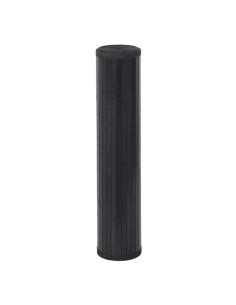 Tappeto Rettangolare Nero 100x200 cm in Bambù 2
