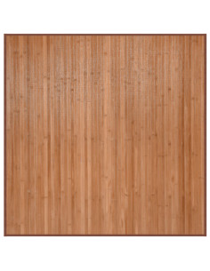 Tappeto Rettangolare Naturale 100x100 cm in Bambù