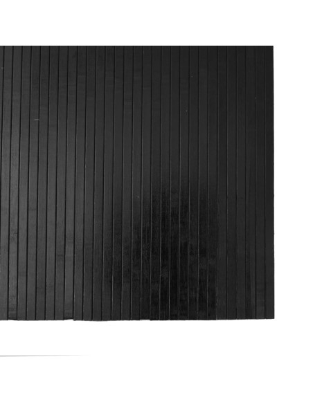 Tappeto Rettangolare Nero 80x200 cm in Bambù