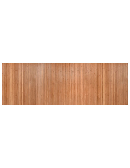 Tappeto Rettangolare Naturale 100x300 cm in Bambù