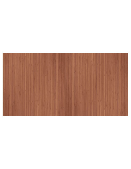 Tappeto Rettangolare Marrone 100x200 cm in Bambù