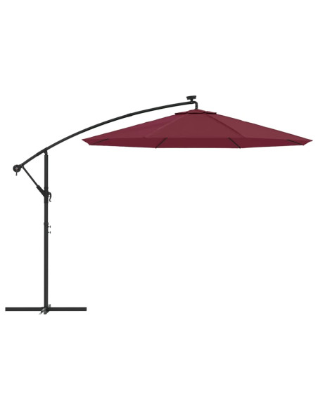 Telo di Ricambio per Ombrellone Bordeaux 350 cm